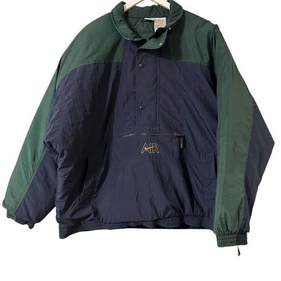 Nike Other - Vintage 90's Nike Air Anorak Puffer
Jacket Swoosh Logo Embroidered size XL